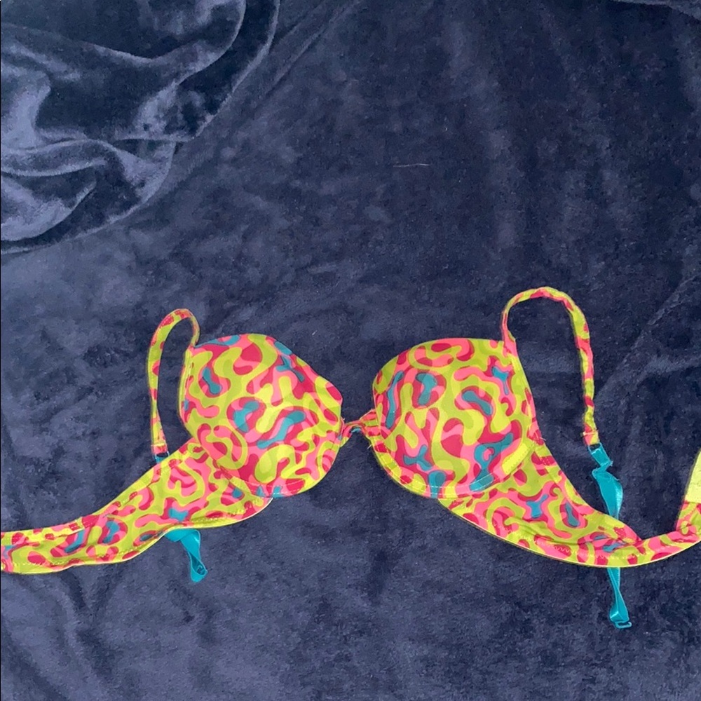Colorful Patterned Bra